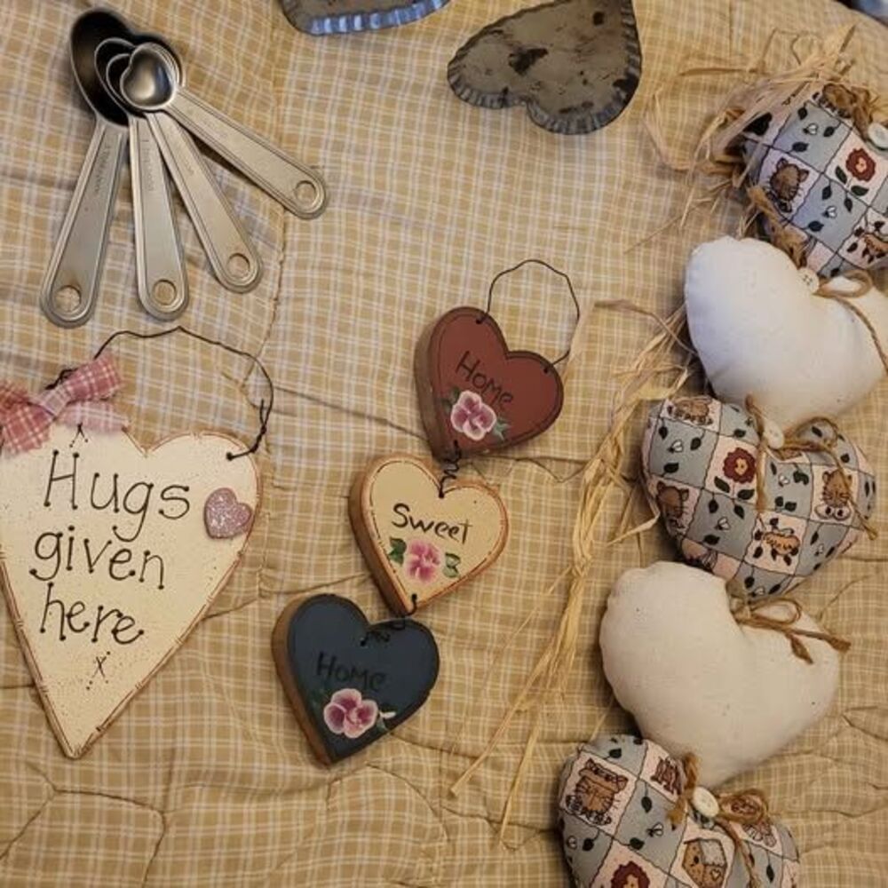 Cottagecore Heart Themed measuring spoons bundle